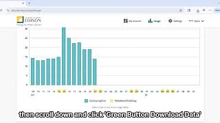 Download Your Bill &  Green Button Download Data