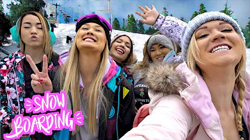 LA GIRLS SNOWBOARD IN BIG BEAR!! Vlogmas Day 5!!