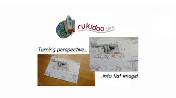 Fixing Perspective and Proportions of a Photographed Drawing with Gimp.