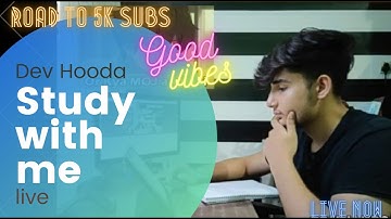 STUDY WITH ME ✨ real time - Continuous Till NEET 2022  ( POMODORO technique , lofi study music )