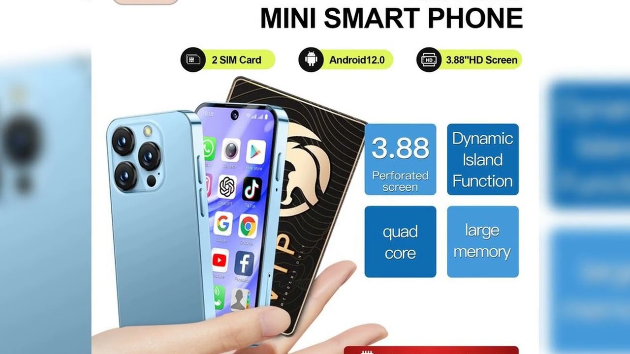 A must-have product! SERVO 19PRO 4G LTE Mini Smartphone 4GB+128GB Multiple Memory Android12 Play S