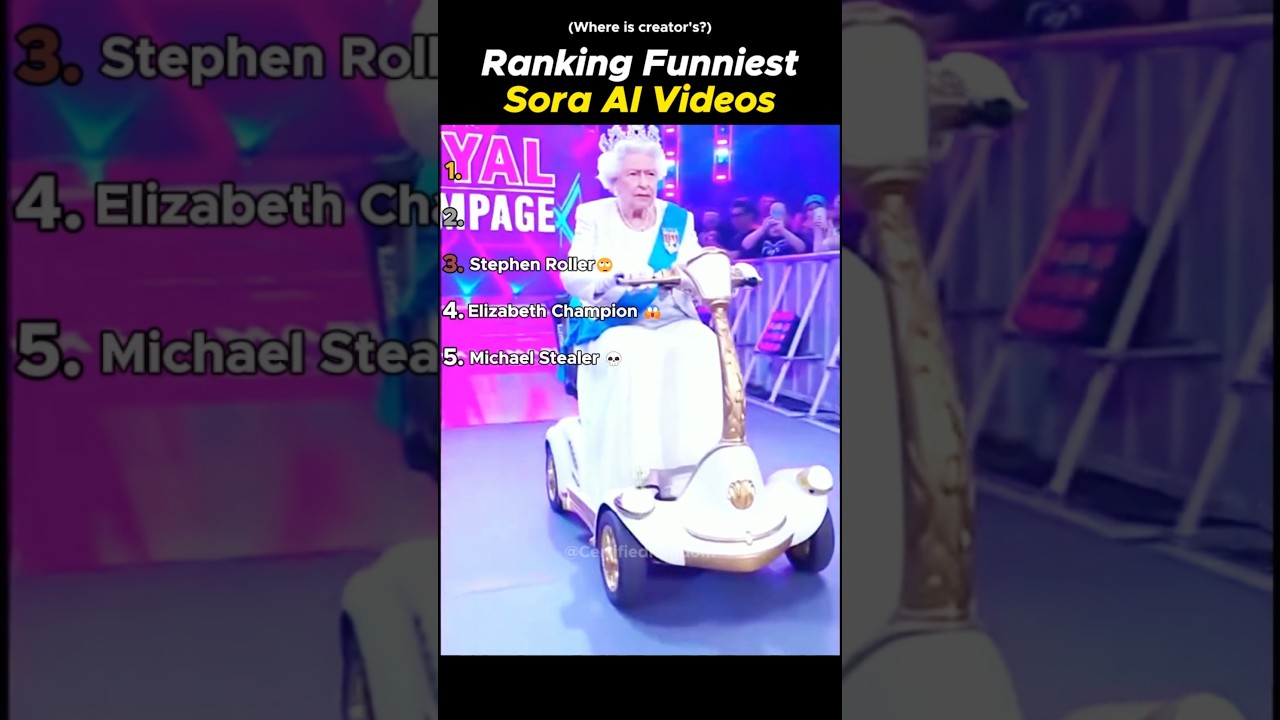 Рейтинг самых смешных видеороликов Sora AI 😂