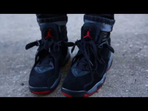 jordan 8 bred on feet