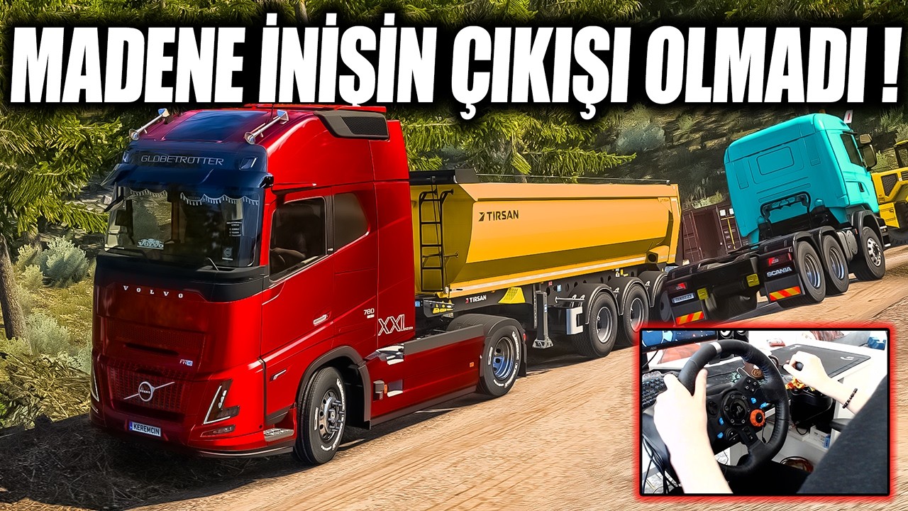 BU İNİŞİN ÇIKIŞI YOK !!! TREN DORSE KİRKENES MADEN YOLU ETS 2 MOD 1.56 [ Logitech G29 ]