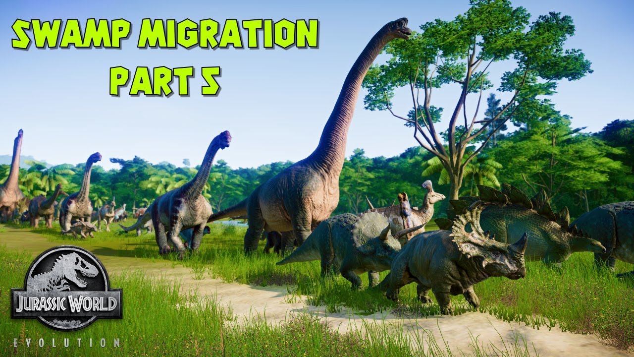 Download THE GREAT DINOSAUR MIGRATION P5 : SWAMP | Jurassic World Evolution