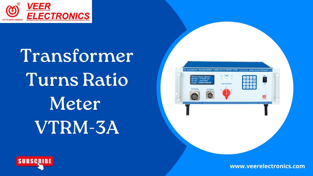 Transformer Turns Ratio Meter VTRM-3A