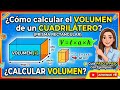 ¿Cómo calcular el VOLUMEN de un cuadrilátero? | Guía Paso a Paso con Ejemplos 📏📦