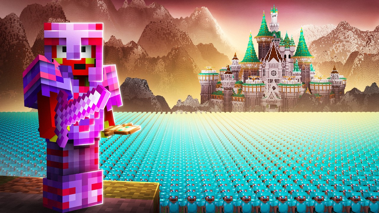 1 VS 1000 Spelers Minecraft Oorlog