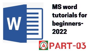 Microsoft Word Bangla-2022||MS Word Tutorials For Beginners By virTUALearning Secret207
