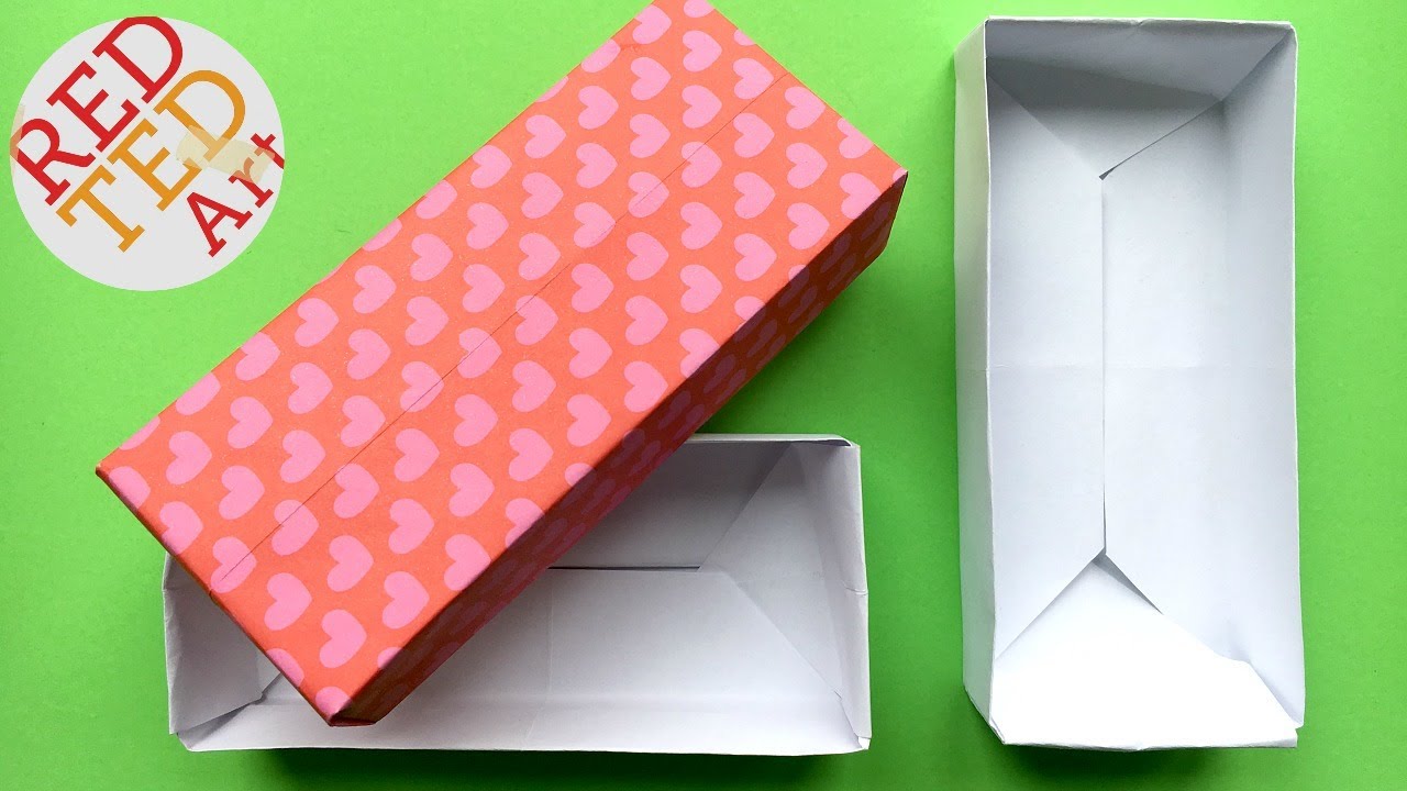 Easy Rectangular Origami Box Paper Crafts Crafts Basics