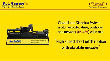 31  171201 Ezi SERVO ALL ABS Motor + ABS Encoder + Drive + Controller + Network All in One 2 Axes, L