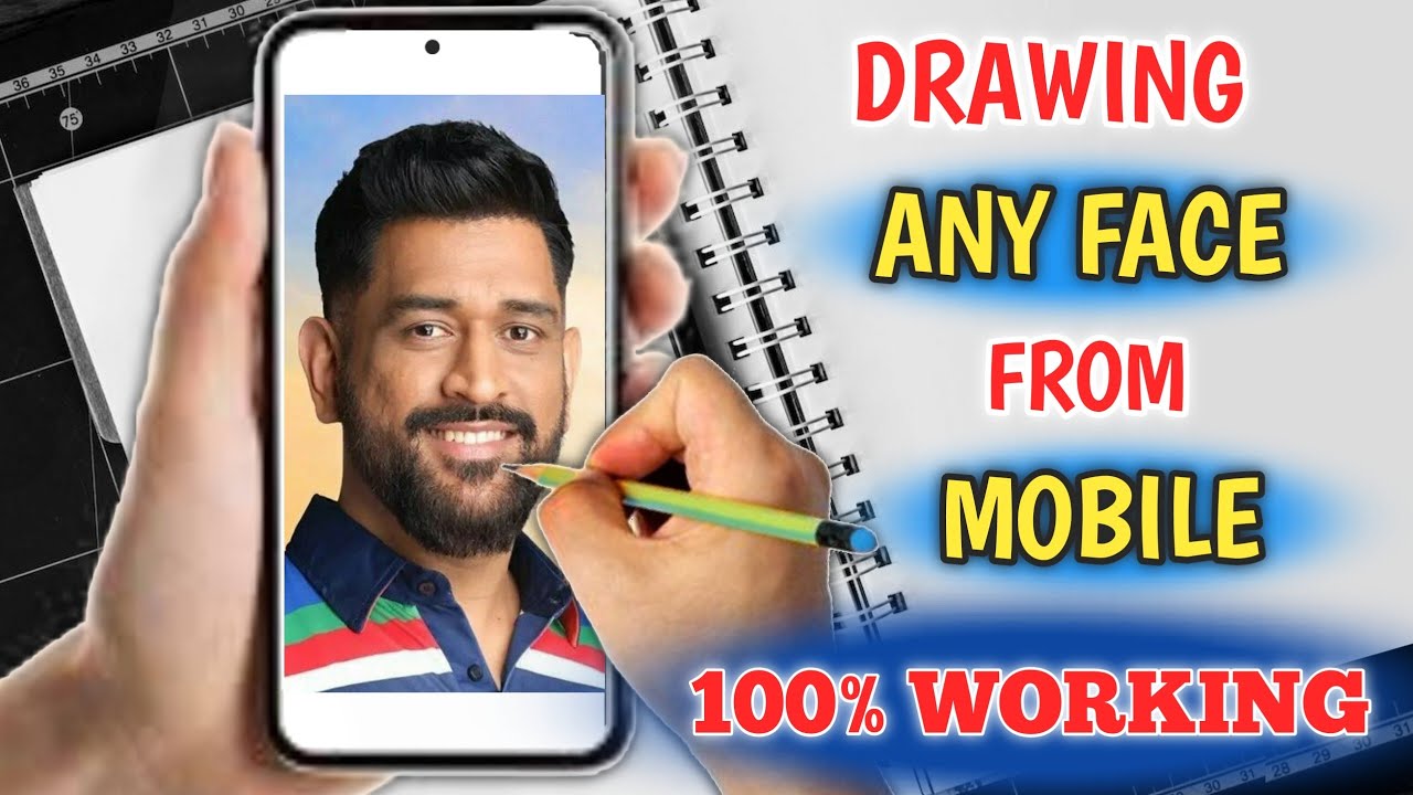 How To Draw Any Face Easily | Hindi | Face Drawing With Grid Technique ...