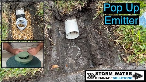 Pop Up Emitters - Yard Drainage Discharge - FDM