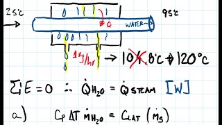 How much water can we heat up with steam Heat and Mass Transfer - W2Q4