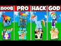 Rainbow Dash MY LITTLE PONY HOUSE BUILD CHALLENGE NOOB vs PRO vs HACKER vs GOD Animation