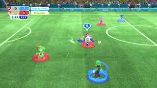 Mario Y Sonic Río 2016 De Wii U Con El Emulador Cemu Fútbol. Nivel Cpu Muy Difícil
