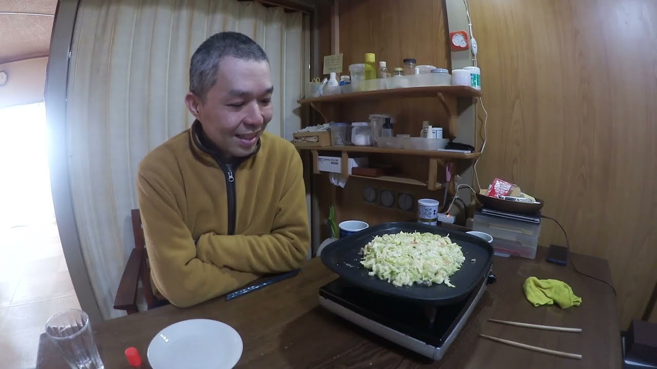 【障害者の日常】お好み焼きを食べました。