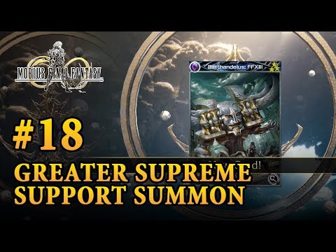 [Mobius Final Fantasy] Card Summoning - EP 18 - Greater Supreme Support/Ranger Summon (Black Friday)