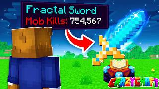 I Crafted Fractal Weapons In Minecraft Crazy Craft