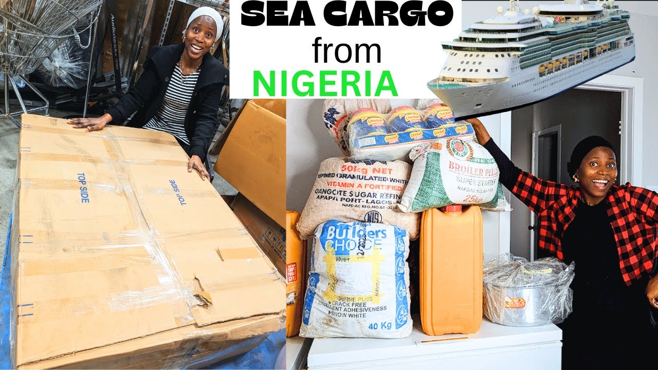 I Cargo my Nigerian Food Stuff from Nigeria | SEA CARGO FROM NIGERIA | Let's Unbox Together