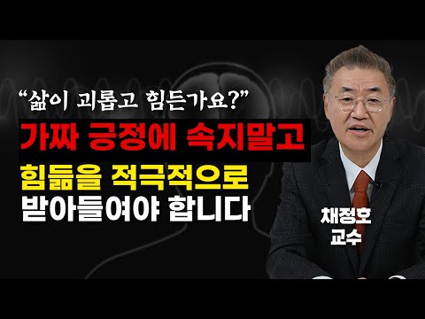사는게 괴롭고 힘든 당신이 반드시 들어야 할 대답 (<strong>채정호</strong> 교수)