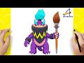 How to Draw Bowser (Super Mario Galaxy Movie) | Step-by-Step Tutorial