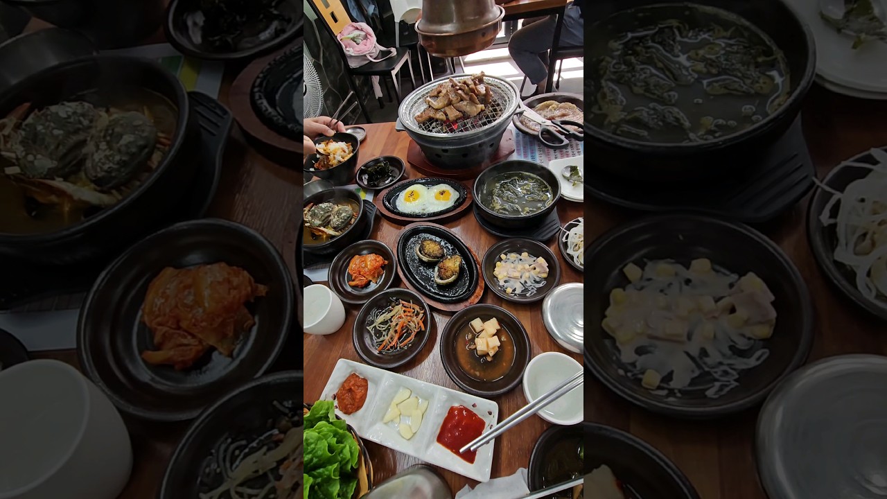단돈 10000원에 밑반찬 10가지+해물뚝배기+흑돼지+계란후라이까지 막퍼주는 집!!!여기 진심 미쳤습니다!!!가성비 끝판왕