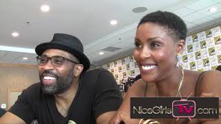 Cress Williams &amp; Christine Adams discuss the &quot;new normal&quot; in season 2 of Black Lightning