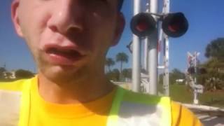 Crossing gate runners and traspassers
