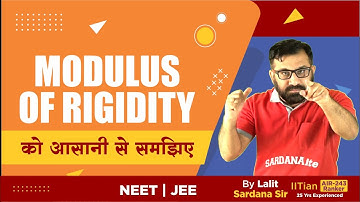 Physics | Modulus Of Rigidity | L05 | IITJEE | NEET