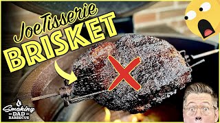 I Fell For The Rotisserie Brisket HYPE  |  Kamado Joe JoeTisserie Brisket FAIL