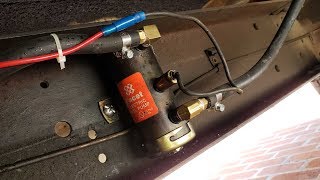 Installing an electric fuel pump