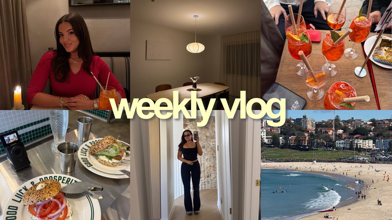 weekly vlog 💌 sydney weekend, house warming, spare bedroom + travel plans 🛩️