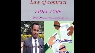 Business law part six:- Law of contract  and its significance