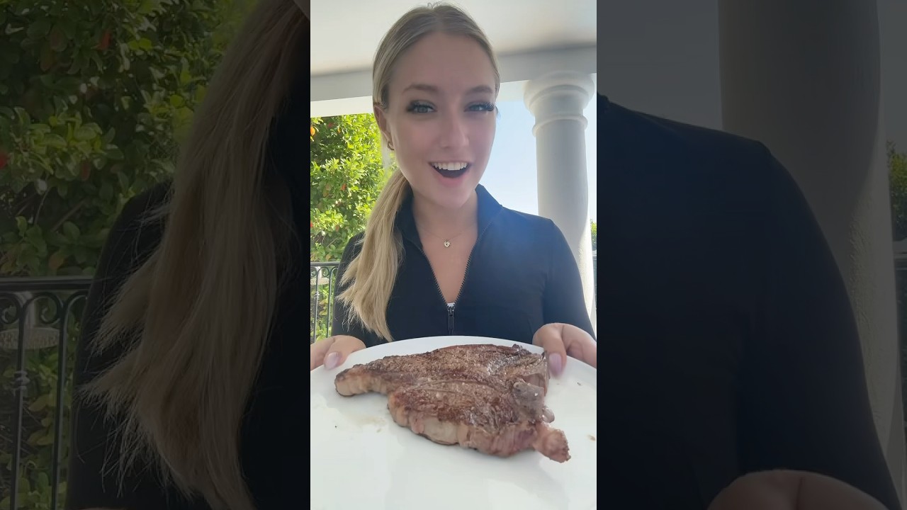 Eat steak with me 😋