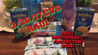 3/26/17 My CVS Couponing Haul:  Moneymaker & freebies this Week!