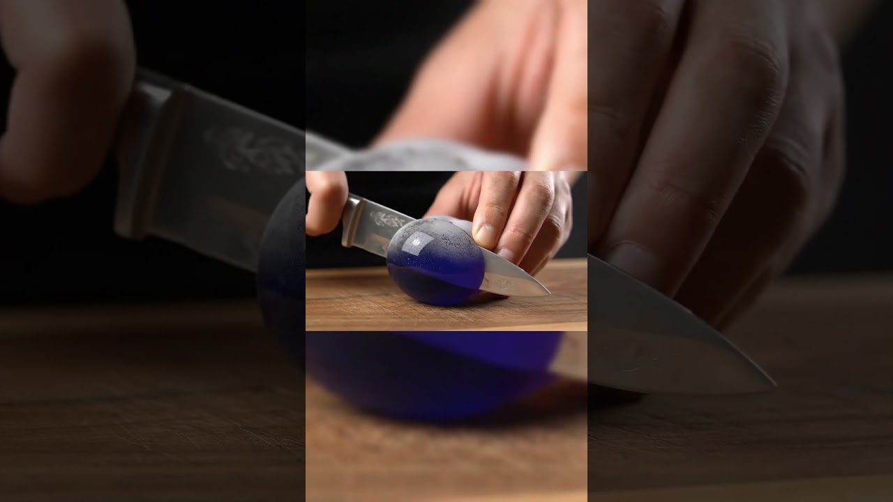 ✨ Glass Fruit ASMR. Crystal clear Cutting & Tapping ✨