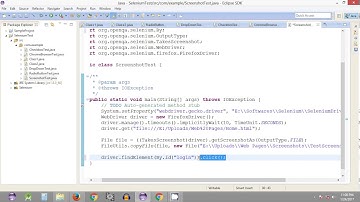 Selenium Tutorial #31 - Selenium WebDriver - Taking some more Screenshots