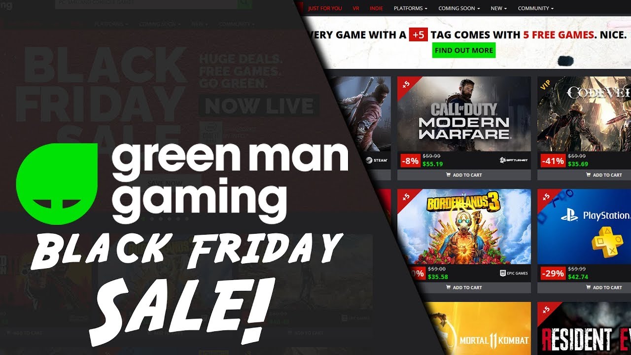 Green Man Gaming - Black Friday Sale 2019