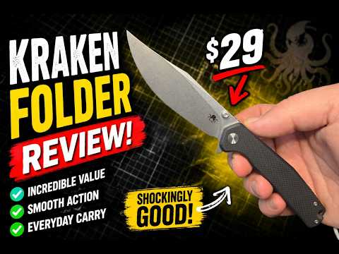 Under $30! Can A Budget Knife Be Good For EDC? Klaken Folding Knife Review