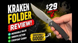 Under $30! Can A Budget Knife Be Good For EDC? Klaken Folding Knife Review