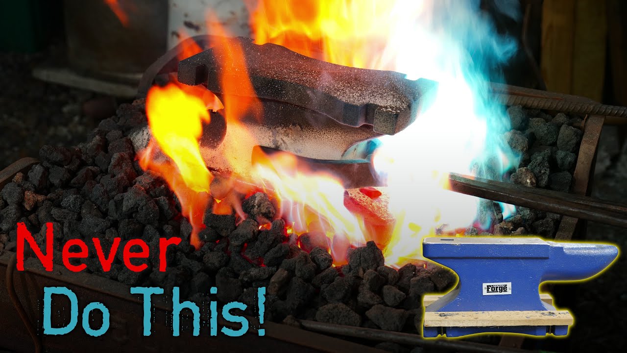 [FAIL] Harbor Freight Anvil Brazing Attempt YouTube