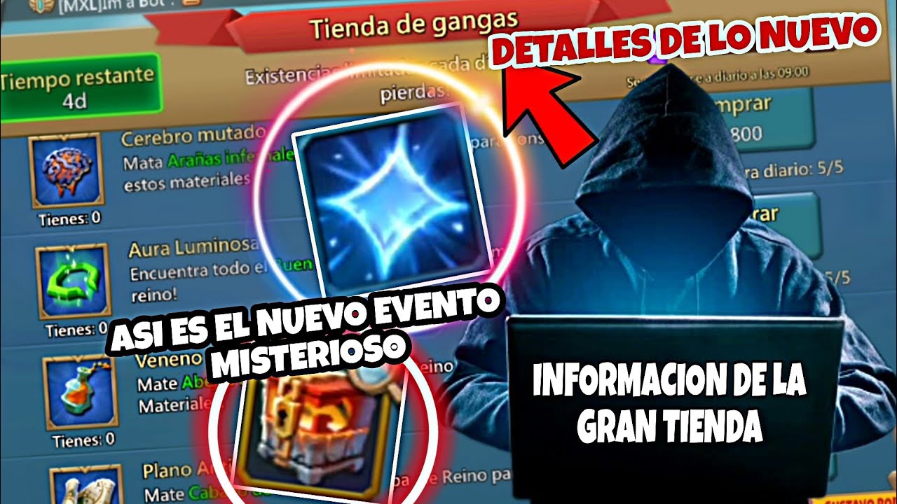 ASI ES EL NUEVO EVENTO MISTERIOSO NUEVA TIENDA DE GANGAS DETALLES