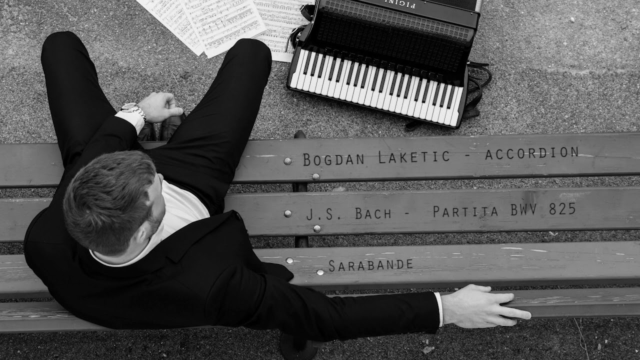 Bogdan Laketic plays Partita BWV 825 (Sarabande) by J. S. Bach