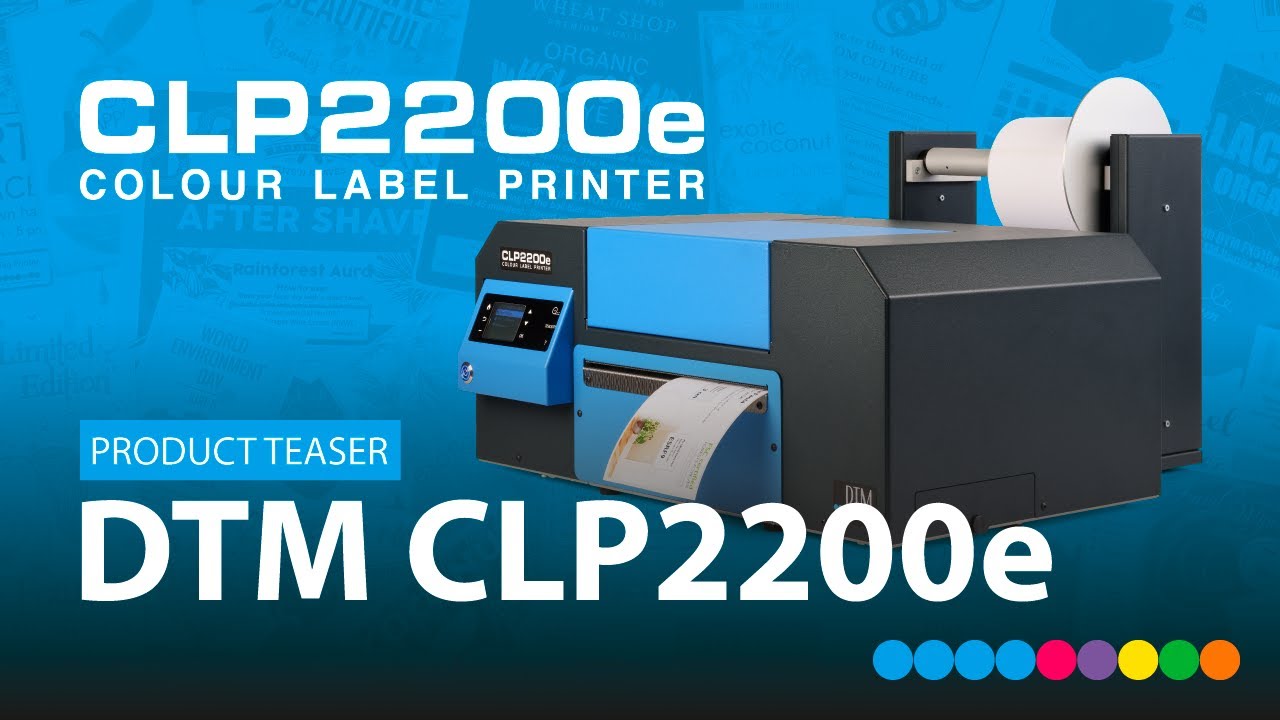 DTM CLP2200e Colour Label Printer –  Flexible Industrial Colour Label Printing Product Teaser
