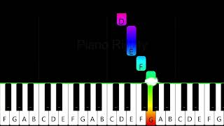 Merry Go Round Of Life Easy Piano for Beginners
