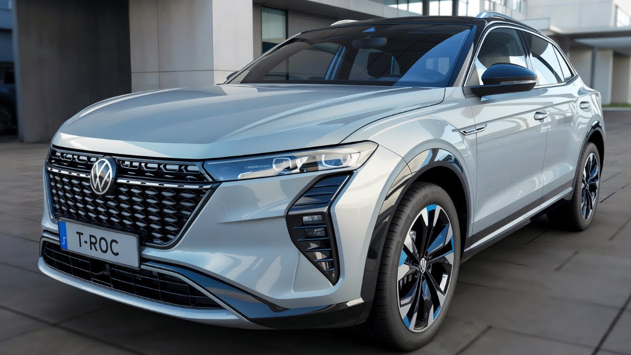 Представлен Volkswagen T-ROC 2026 года — потрясающий редизайн, гибридный вариант и большой размер