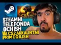 🎮 STEAM AKKAUNTNI TELEFONDA OCHISH VA PRIME QILISH 🔥