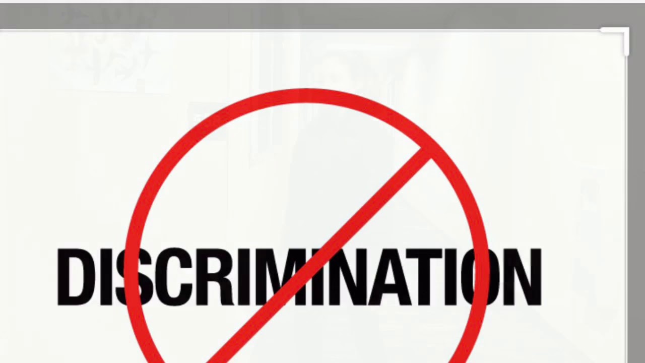 Anti-Discrimination poster