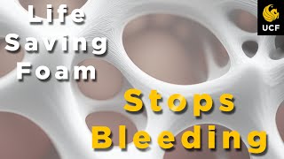 Life Saving Foam Stops Bleeding